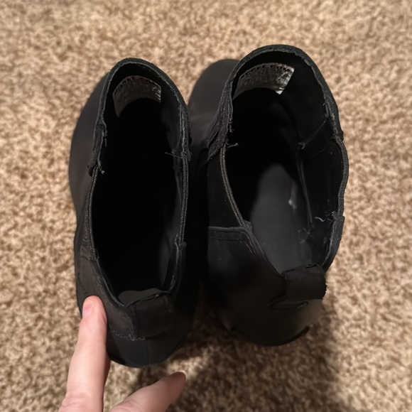 Sorel Joan of Artic Wedge Booties - Black Leather 9.5 - Picture 2 of 6